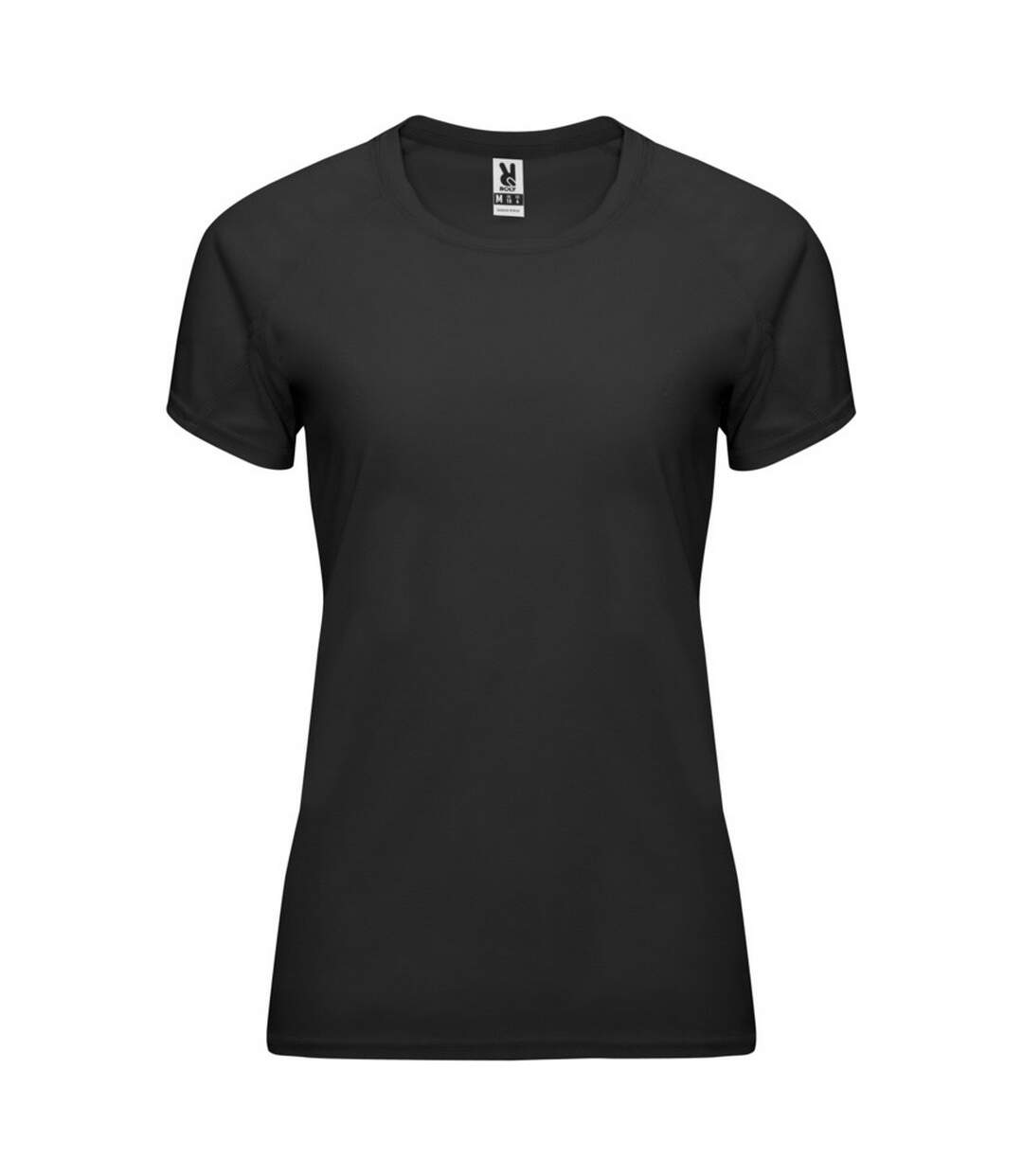 T-shirt bahrain femme noir uni Roly