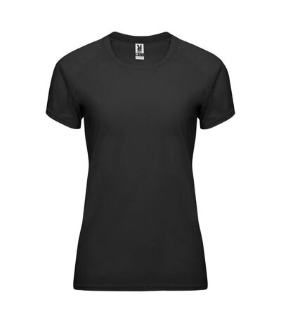 T-shirt bahrain femme noir uni Roly