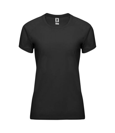 T-shirt bahrain femme noir uni Roly Roly