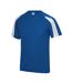 T-shirt sport contraste homme bleu roi/blanc arctique Just Cool-1