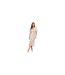 Womens/ladies V Neck Short-sleeved Maxi Dress Multicoloured Little Mistress-1