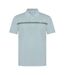 Polo Golf Motif/style Rayures Contrastées Homme Gris Slazenger-1