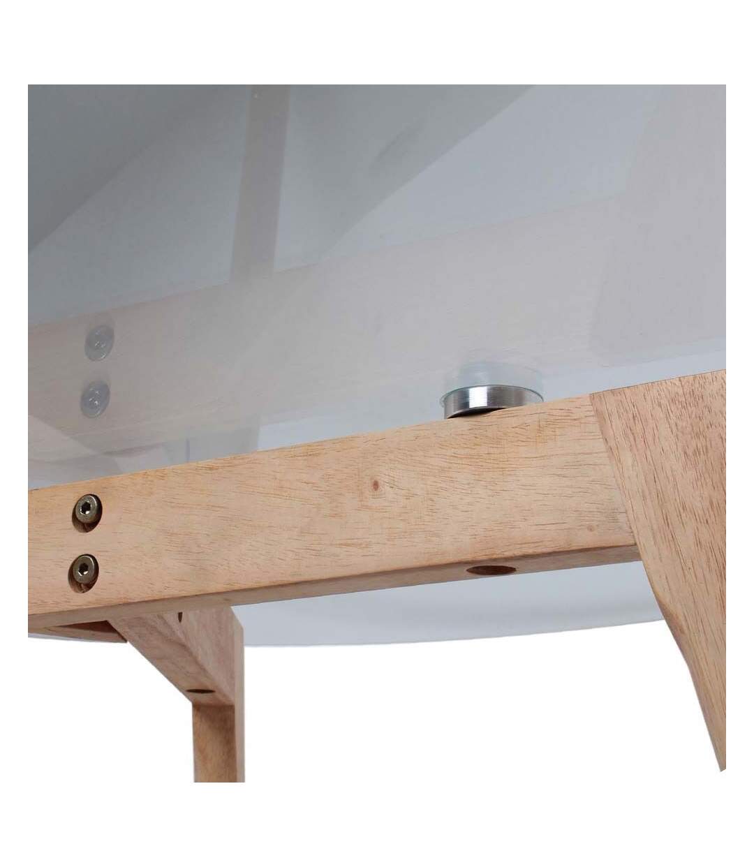 Table basse ronde plateau en verre 80 cm-4