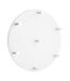 Patère Murale Ronde Kely 35cm Blanc-1
