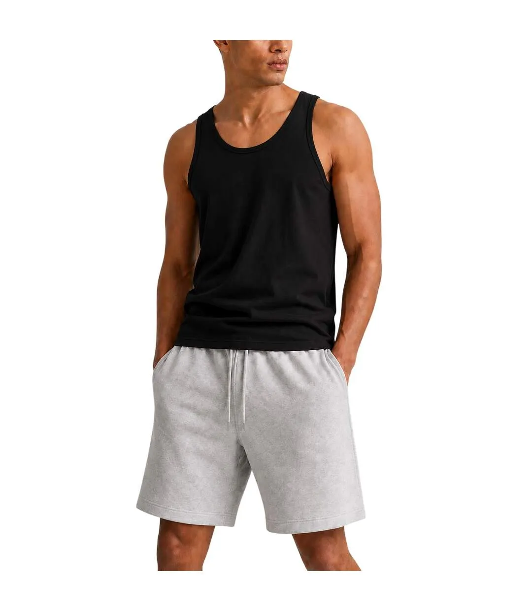 T-shirt Homme Noir Casual Classics-1