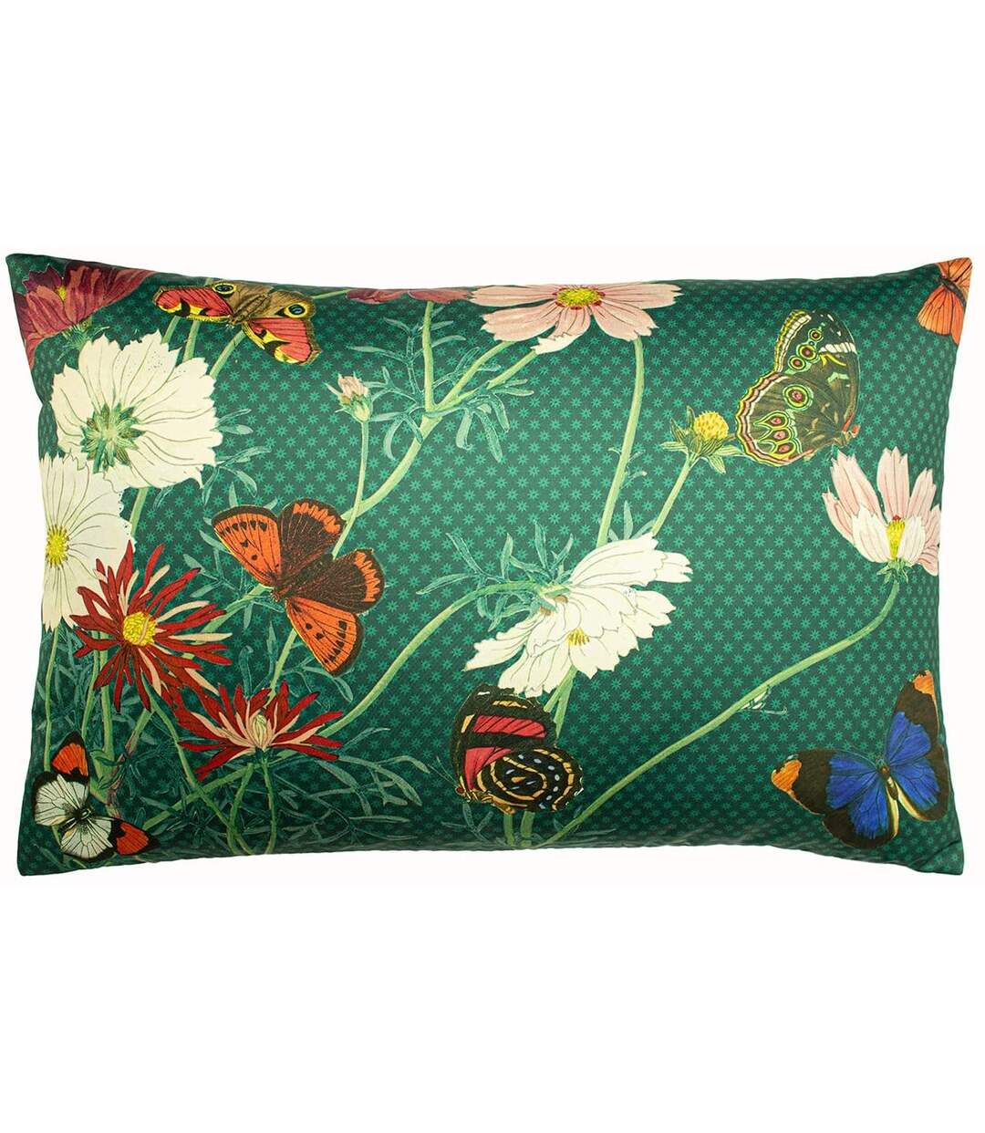 Wild fauna cushion cover one size emerald green Paoletti