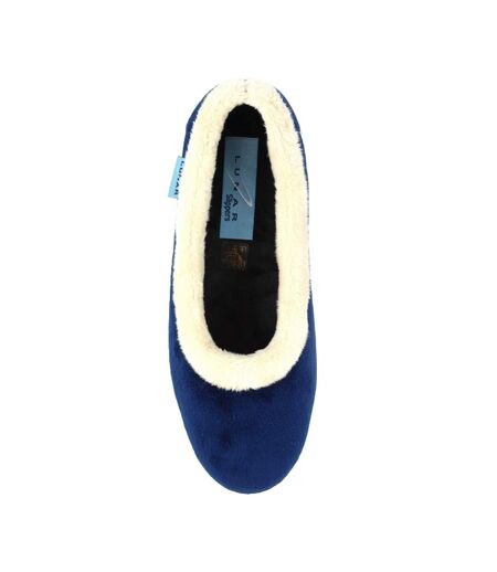 Chaussons mabel femme bleu Lunar