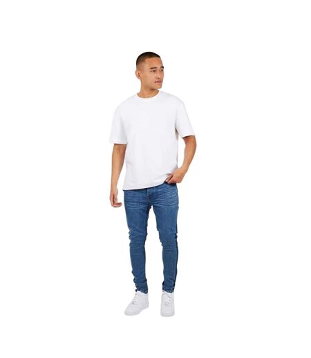Jean Motif/style À Rayures Homme Bleu Brave Soul