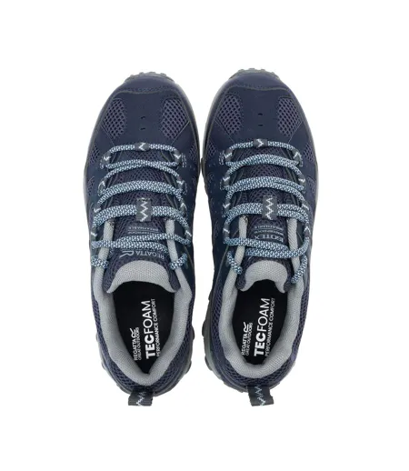 Womens/ladies Edgepoint Iv Low Walking Shoes Navy Dusky Blue Regatta