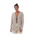 Cardigan eddie femme blanc cassé Vero Moda-4