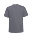 Europe Mens Classic Heavyweight Ringspun Short Sleeve T-shirt Convoy Grey Russell-2