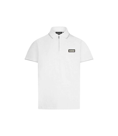 Polo Homme Blanc Neige Mallet