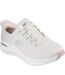 Womens/ladies Arch Fit 2.0 Easy Chic Trainers Natural Pink Skechers-1