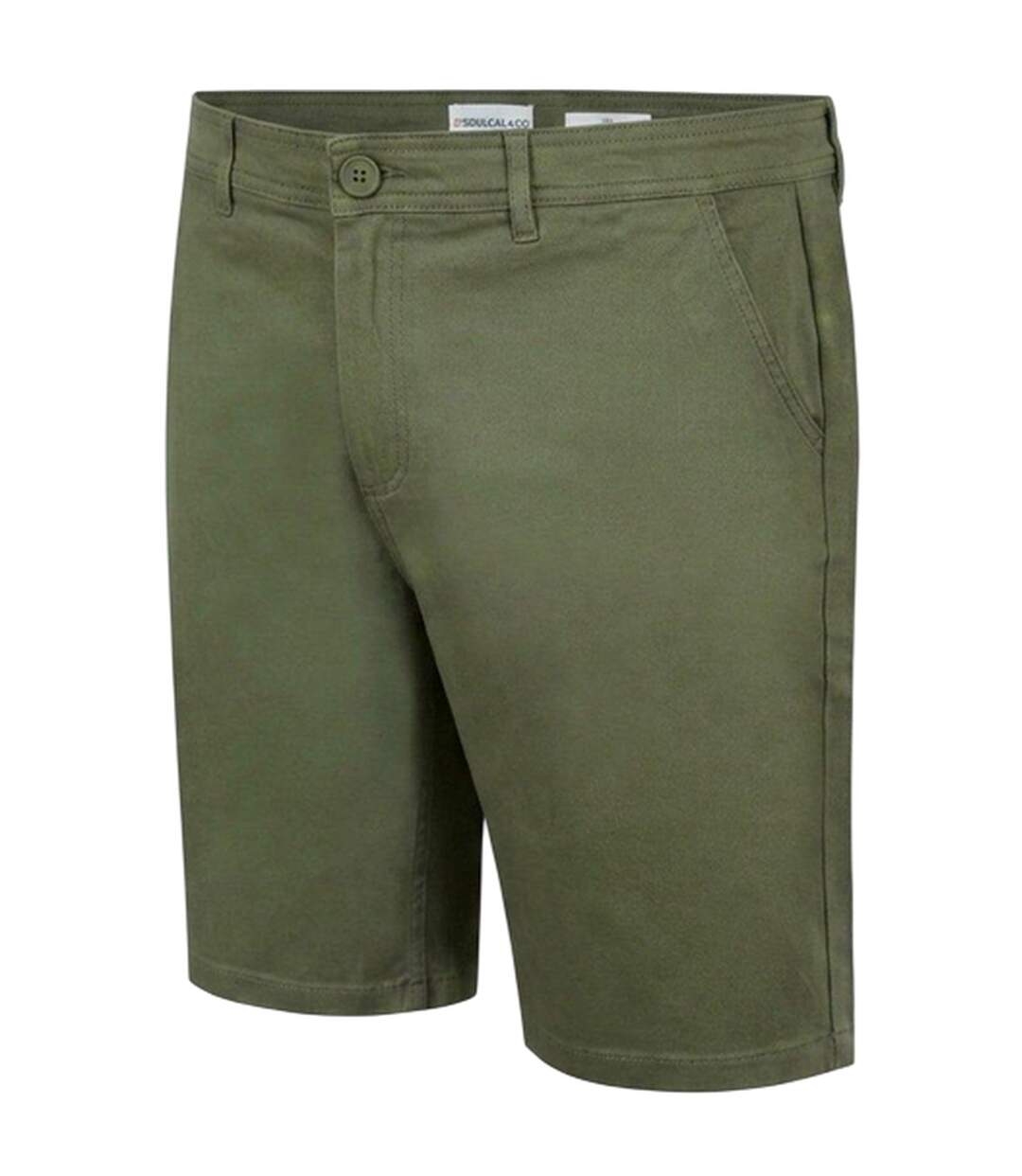 Short Chino Homme Vert Kaki SoulCal-4