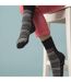 6 Pack Ladies Non Elastic Loose Top Bamboo Socks-4