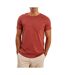 Maine Mens Pocket Crew Neck T-Shirt (Rust)