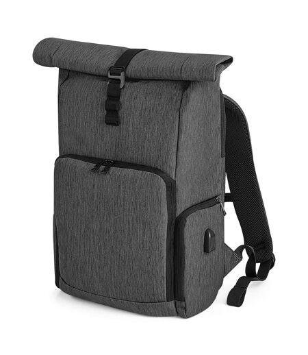 Quadra Q-tech Charge Roll-top Backpack (Granite Marl) (One Size) - UTRW7086