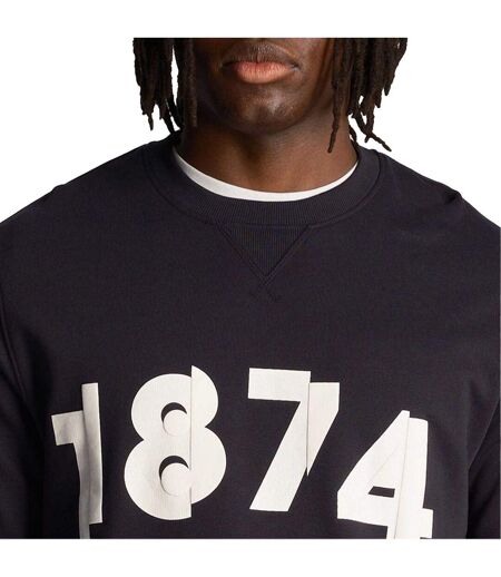 Mens 1874 Graphic Sweatshirt Navy Lyle & Scott