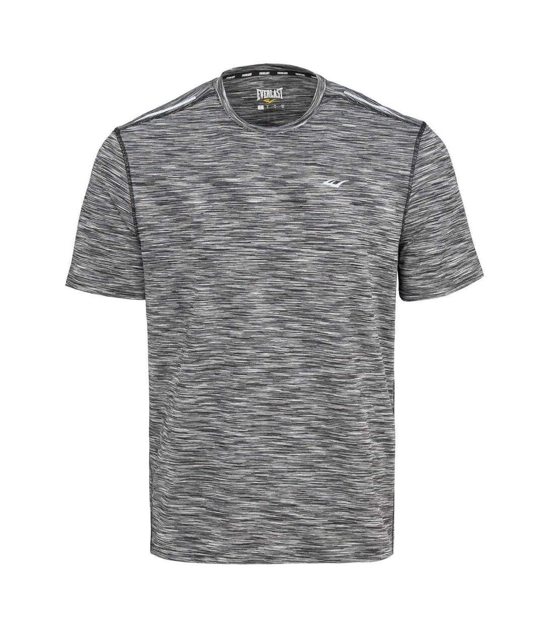 T-shirt Homme Noir Gris Everlast-1