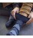 6 Pairs Mens Non Elastic Cotton Rich Novelty Patterned Socks-5