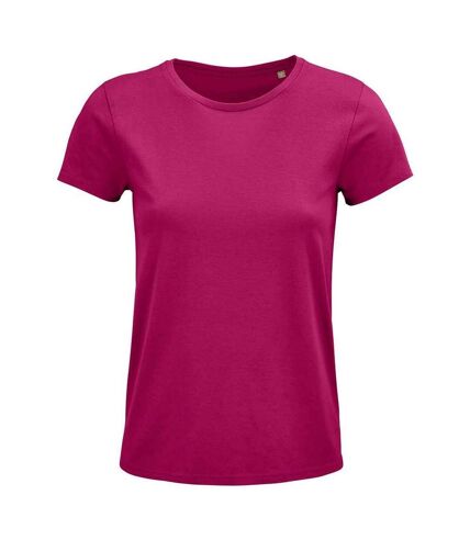 SOLS Womens/Ladies Crusader Organic T-Shirt (Fuchsia)