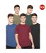 Pack Of 5  Mens Bonucci T-shirt  Green Black Maroon Blue Khaki Bewley & Ritch-1