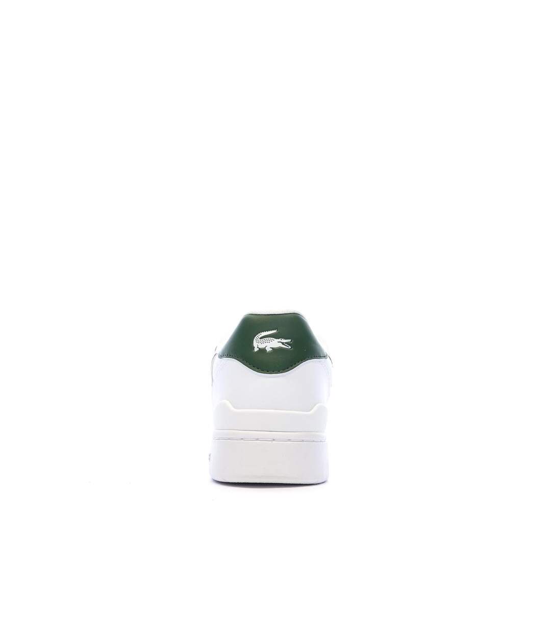 Baskets blanc/vert homme lacoste t-clip set 224-3