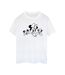 Disney Womens/Ladies Minnie Mouse Three Faces Cotton Boyfriend T-Shirt (Blanc) - UTBI38331-1