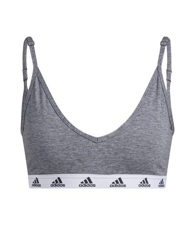 Brassière de sport purebare femme gris / noir Adidas