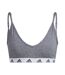 Brassière de sport purebare femme gris / noir Adidas-1