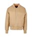 Blouson D'aviateur Homme Beige Build Your Brand-1