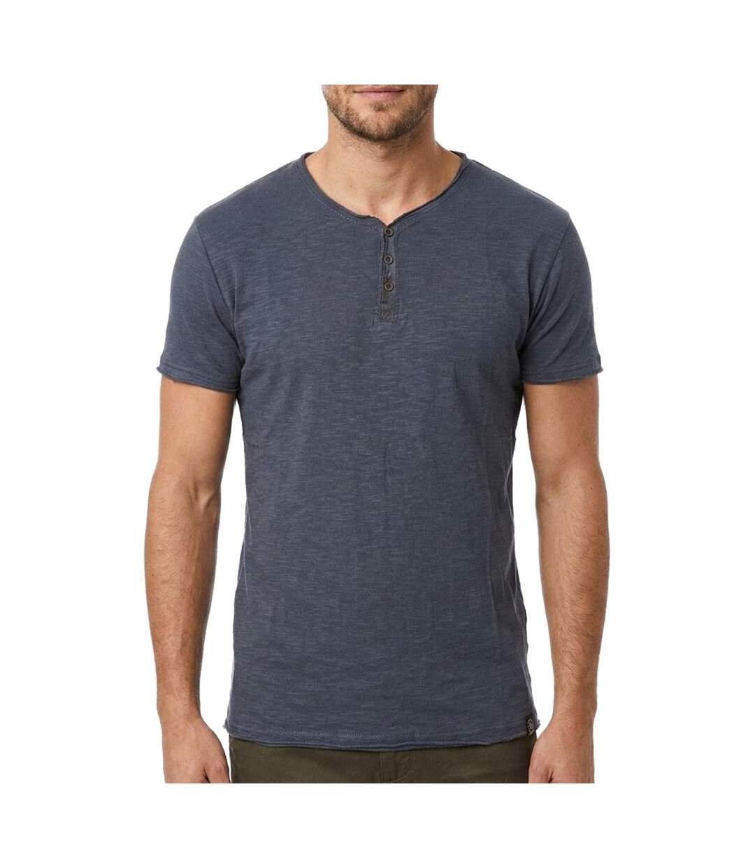 T-shirt bleu marine homme paname brothers tazio-1