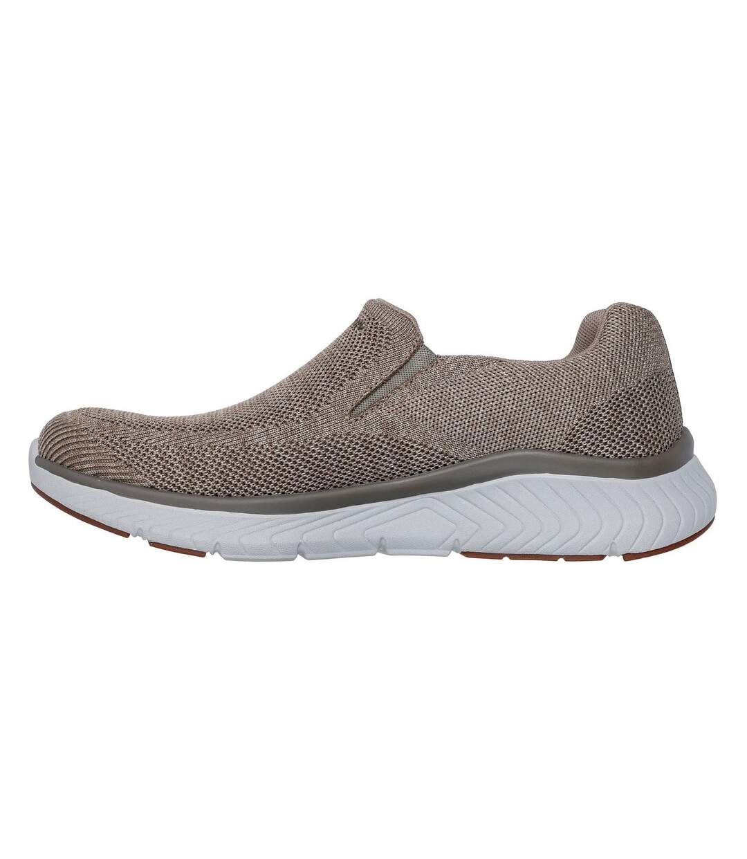 Mens Arch Fit Crosser Locke Trainers Taupe Skechers-2