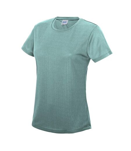 Just Cool Womens/Ladies Sports Plain T-Shirt (Mint)