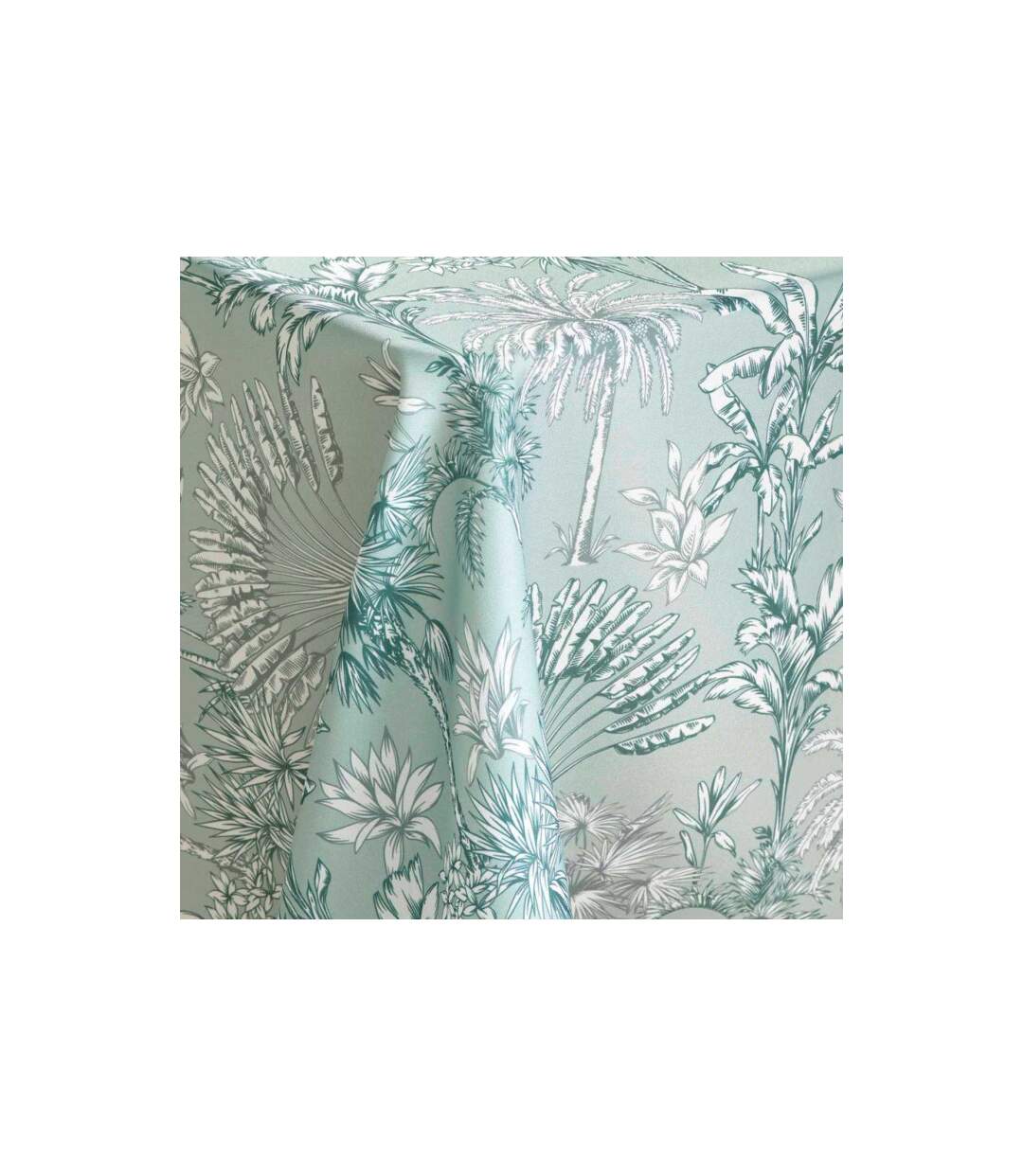 Nappe Antitache Imprimé Canarie 145x240cm Sauge-3