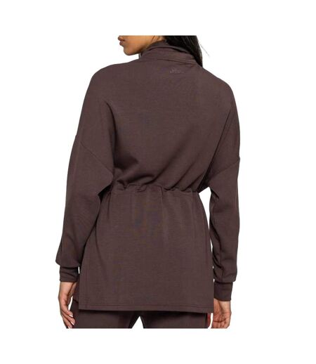 Sweat marron foncé femme soul studio hz