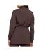 Sweat marron foncé femme soul studio hz-2