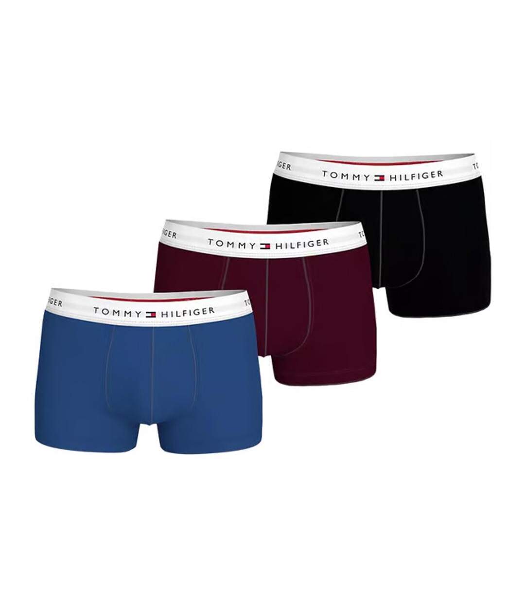 X3 Boxers Noir/Violet/Bleu Homme Tommy Hilfiger UM0UM02761 - L