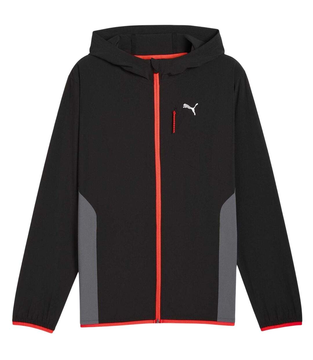 Mens Flex Woven Sport Tracksuit Black Grey Puma-2