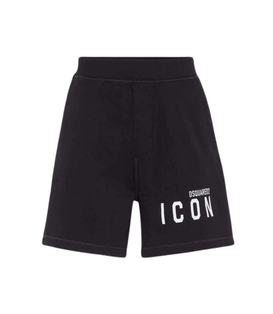 Mens Icon Logo Shorts Black DSquared2-1