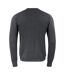Mens Oakville Knitted Crew Neck Sweater Top Anthracite Melange, Melange Cutter & Buck-2
