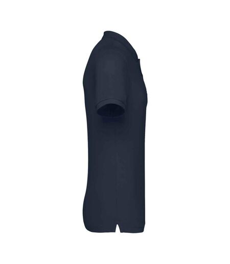 Mens pique polo shirt navy Native Spirit