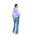 Sweat Court À Capuche Motif/style Universitaire Femme Rétro Bleu Tommy Jeans-3