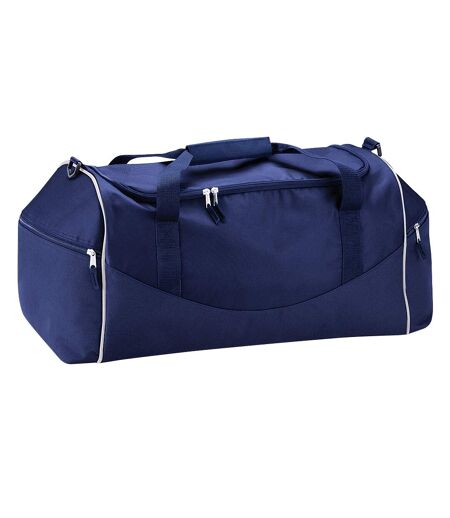 Quadra Teamwear Holdall Duffel Bag (55 liters) (Pack of 2) (French Navy/Putty) (One Size)