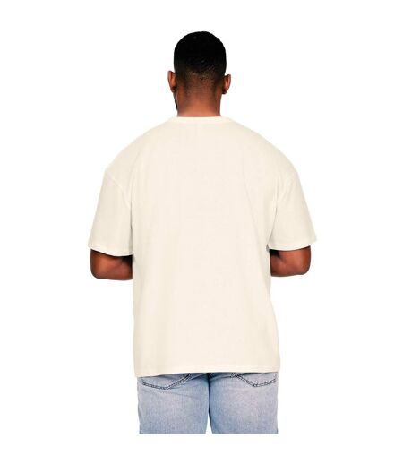 Mens Core Ringspun Cotton Oversized T-shirt Ecru Casual Classics
