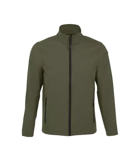 Veste Softshell Race Homme Kaki SOLS