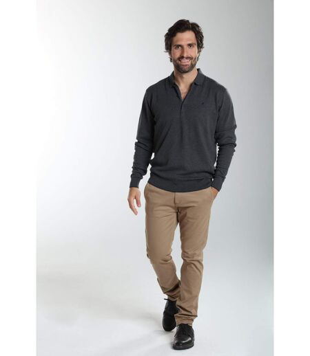 Pull col polo  en coton MARVIN