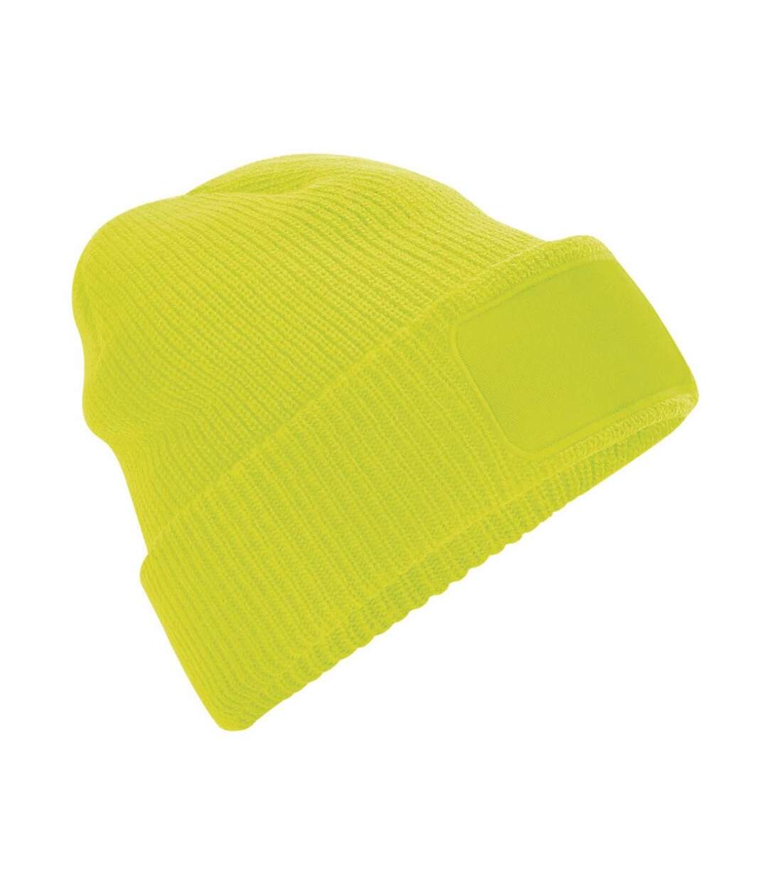 Bonnet Printer Unisexe Pour Adultes Thinsulate Jaune Fluo Beechfield-1