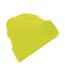Bonnet Printer Unisexe Pour Adultes Thinsulate Jaune Fluo Beechfield-1