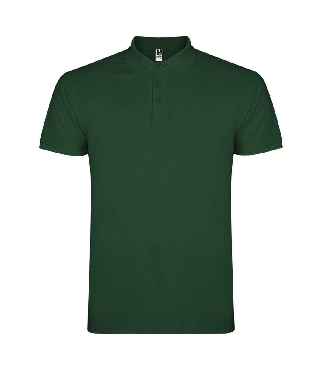 Polo star homme vert bouteille Roly Roly